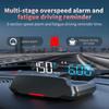 2024 GPS HUD Display Car Alarm Projector Car Electronics Accessories Speedometer Projector Auto Gadgets
