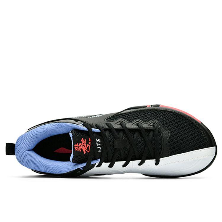 Li-Ning Ground Flying II Lite Comfortable Breathable Low-Top Badminton Shoes Unisex Shoes Black White AYTT003-1