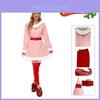 Buddy's Musical Christmas Elf Cosplay Costume For Adults Kids