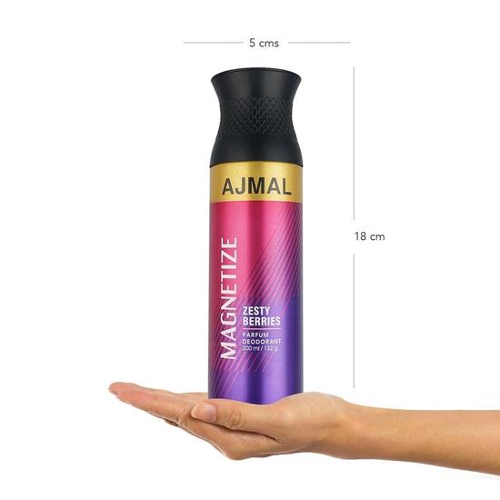 Ajmal Magnetize Combo Deodorants 200 Ml Each for Men & Women 400 Ml, 2 Count