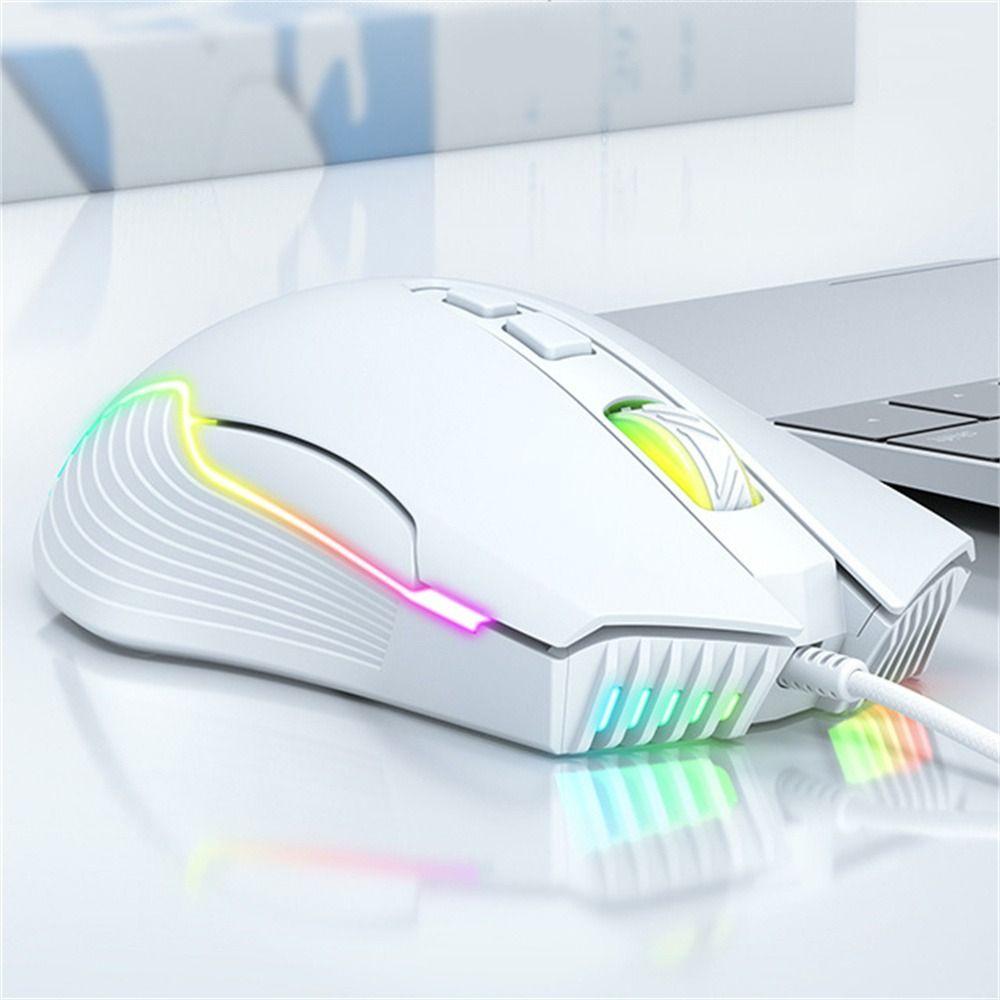 

с RGB Light Girl Gamer Mouse Эргономичные мыши PC Gaming Mouse Оптическая мышь Проводная компьютерная мышь