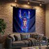 1PC Argentina Football Star Messi Tapestry, Unique Design Tapestry, Wall Decor for Bedroom,Livingroom, Playroom,Heartwarming Fan Holiday Gifts