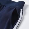 Dunkelblaue Kinder-Sporthose mit Streifen für Jungen - Grundschuluniform, Frühling/Herbst.