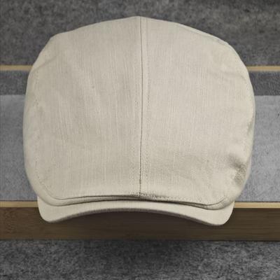 British Style Cap Simple Casual Fashion Beret Literary Retro Big Head Circumference Men's Hat Couple Women's Hat