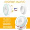Motion Sensor Night Light Small Cordless LED Puck Light with Rotating Base Magnetic Battery Operated Cruise Night Light Portable Cruise Ship Essential