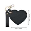 Rotate Small Mirror Love Heart Makeup Mirror Korean Style Colorful Love Keychain  Women