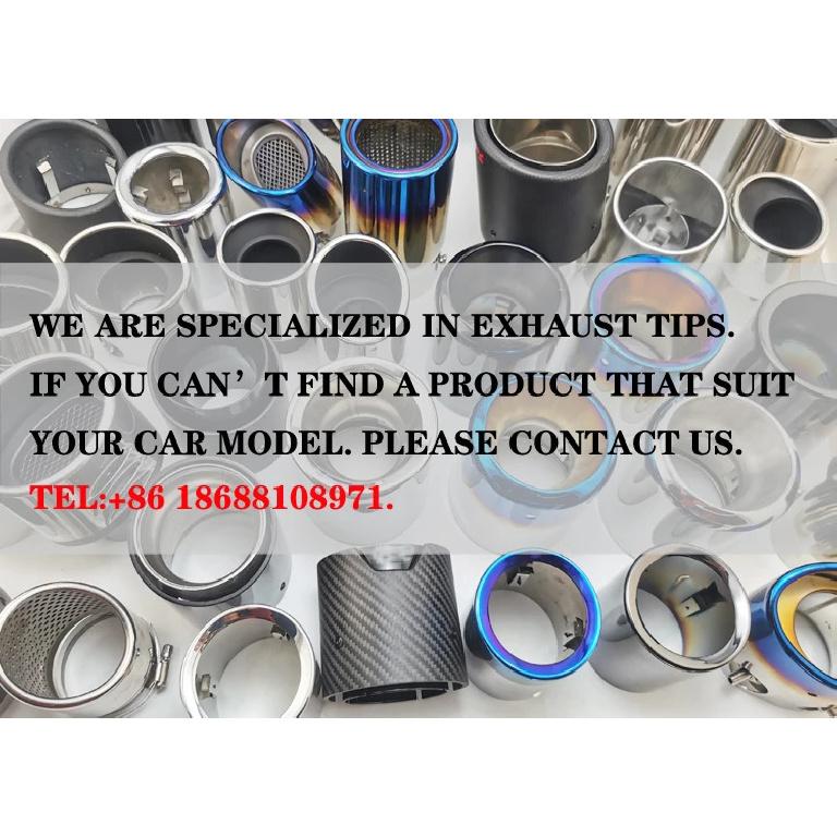 Accessoir De For Toyota 2019-2023 RAV4 Exhaust Tip Muffler End Pipe Protector Stainless Steel Tail Decoration Decorative Tip