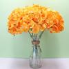 Silk Cloth Fake Flower Ball Dyed Edged Chrysanthemum Home Decoration  Photography Props
