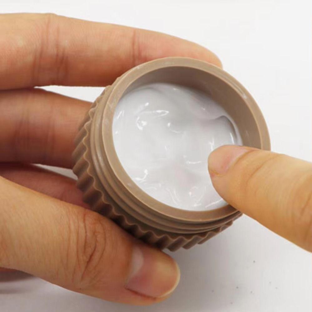 4PCS Silicone Moisturizer Container Mini Cream Powder Case Silicone Storage Box Gels Lotions