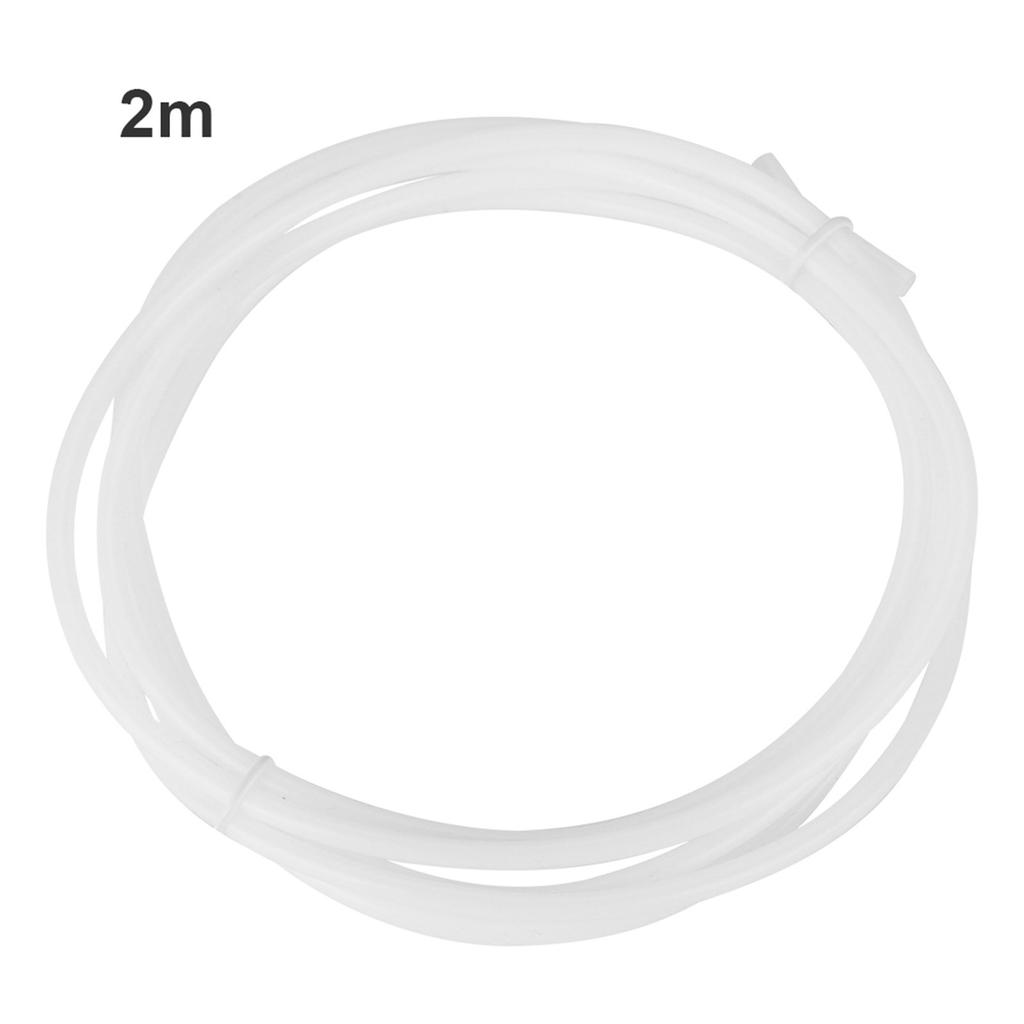 PTFE White Bowden Tube for 1.75 Filament (2.0mm IDCelsius4.0mm OD) For 3D printers (1.5 M)