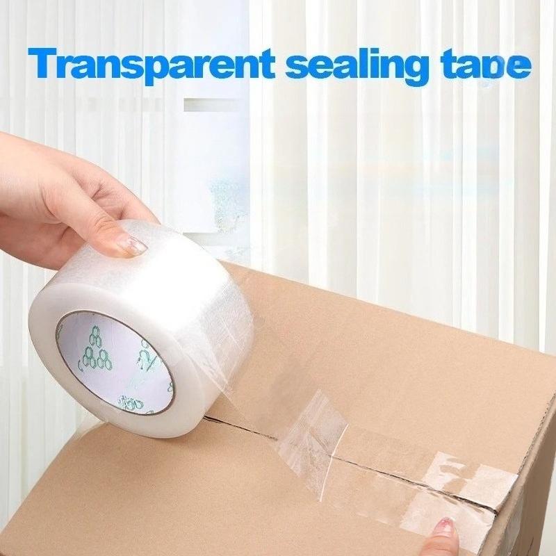 1 Roll Packaging Tape Transparent Tape Express Packaging Tape Carton Sealing Tape Logistics Transportation Packaging Tape