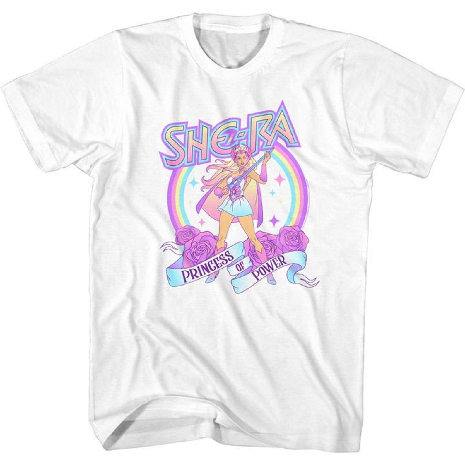 Masters Of The Universe Pastel Goodness White Adult T-Shirt L