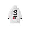 Fila Loose-Fit Mid-Length Casual Down Jacket Unisex Outerwear F11U048956F-WT