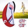 10PCS Cloth Portable Golf Club Headcover Practical Putter Head Cover Sports Entertainment AccessoryRed