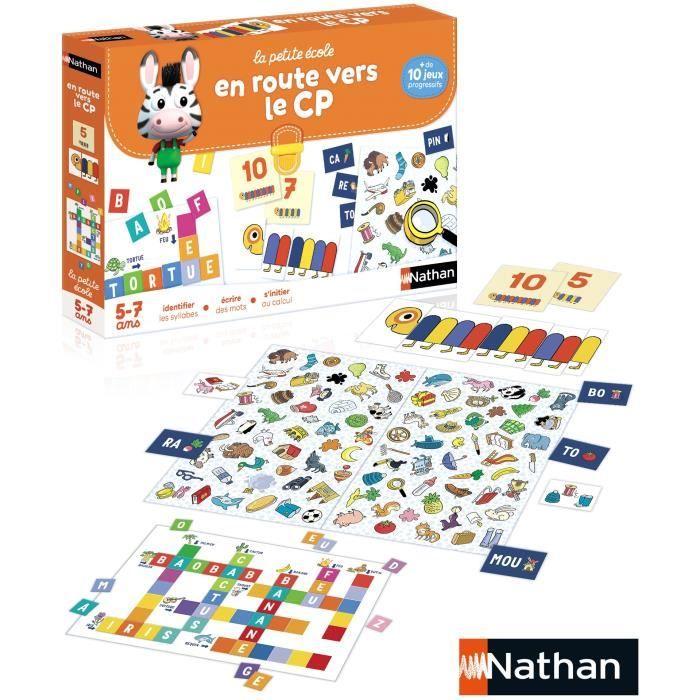 Coffret éducatif - NATHAN - La petite école - En route vers le CP ! - Jeux progressifs - Mixte