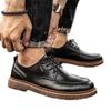 2024 Men's Summer Plus Velvet Height-Increasing Casual Leather Shoes for Work and Business