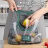 Kuchyňská závěsná síťovaná taška Síťová taška na skladování ovoce a zeleniny Velkokapacitní s vysokou nosností Větraná Opakovaně použitelná úložná taška na zázvor a česnek