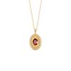 S925 Sterling Silver Natural Amethyst Citrine Necklace Female Brushed Craft Gemstone Pendant Court Style Clavicle Chain