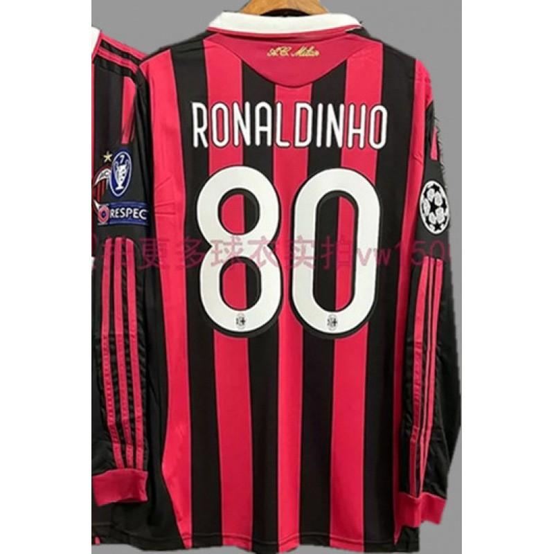 Retro Long Sleeve Soccer Jersey Football Shirt Men Women Vintage Legends Print Sports Training Top