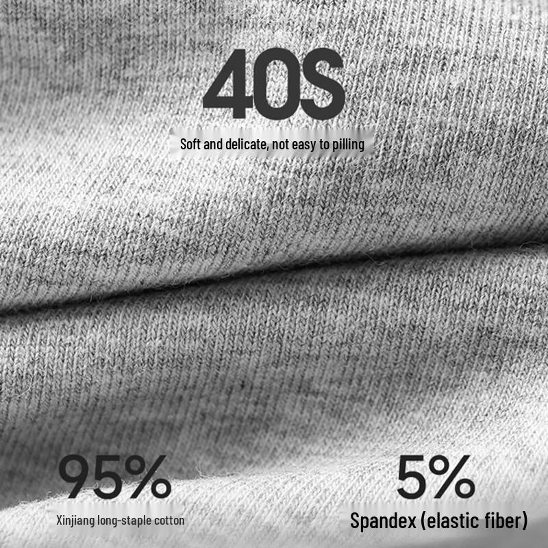 SEPTWOLVES Men's Cotton Spandex Antibacterial Boxer Briefs