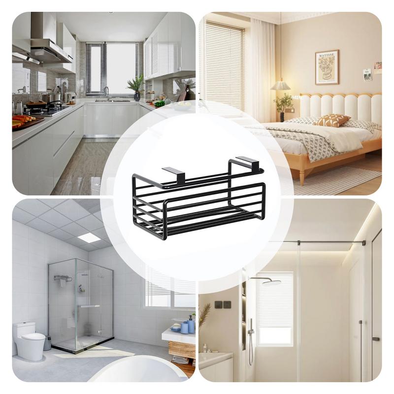 Tissue Paper Holder No Drill Under-hanger Paper Towel Rack Large Arc Opening Paper Towel Holder Under Cabinet For Kitchen