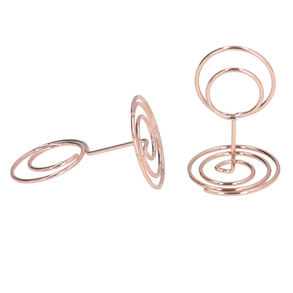 10pcs Table Number Holder Convenient Practical Round Base Stable Elegant Home Decoration