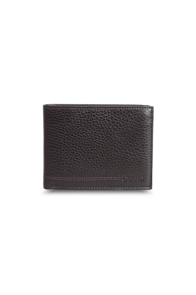 

Guard Brown Leather Men s Wallet with Coin Compartment