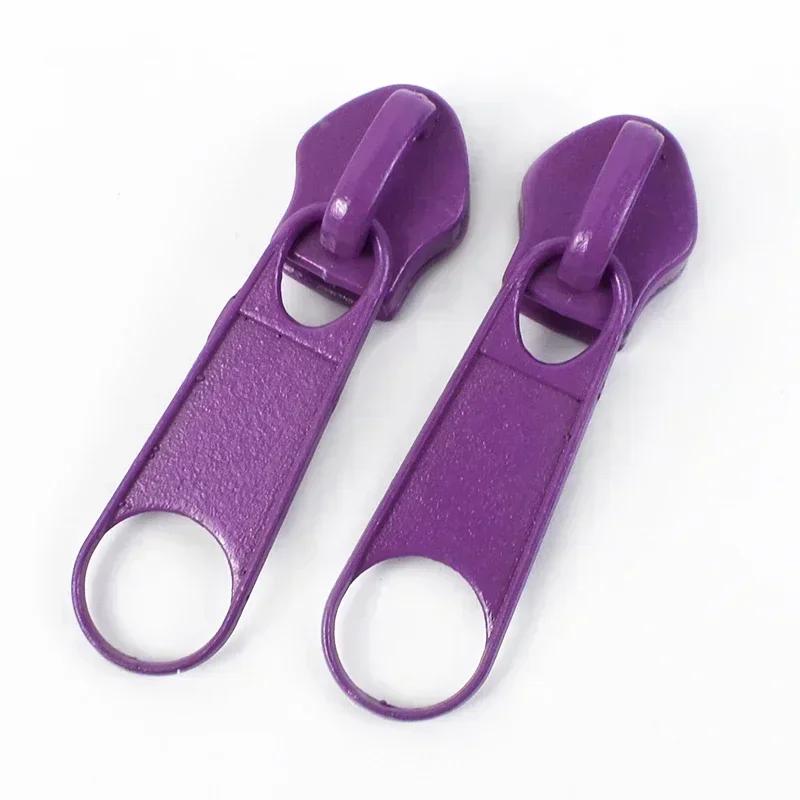 50/100/200Pcs Meetee 3# 5# Nylon Zipper Puller Bags Garment Zip Slider Backpack Pocket Zips Repair Kits DIY Sewing Accessories