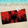 A-Albania Flag Art Towel For Beaches Yoga Studios Gyms Hot Springs Swimming Pools And Picnics
