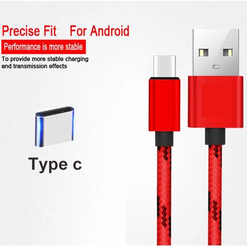 Fast Usb C Cable Type C Cable Fast Charging Data Cord Charger Usb Cable C For Huawei Samsung S22 S20 A52 Xiaomi Mi 11T Redmi Note 9s 8t