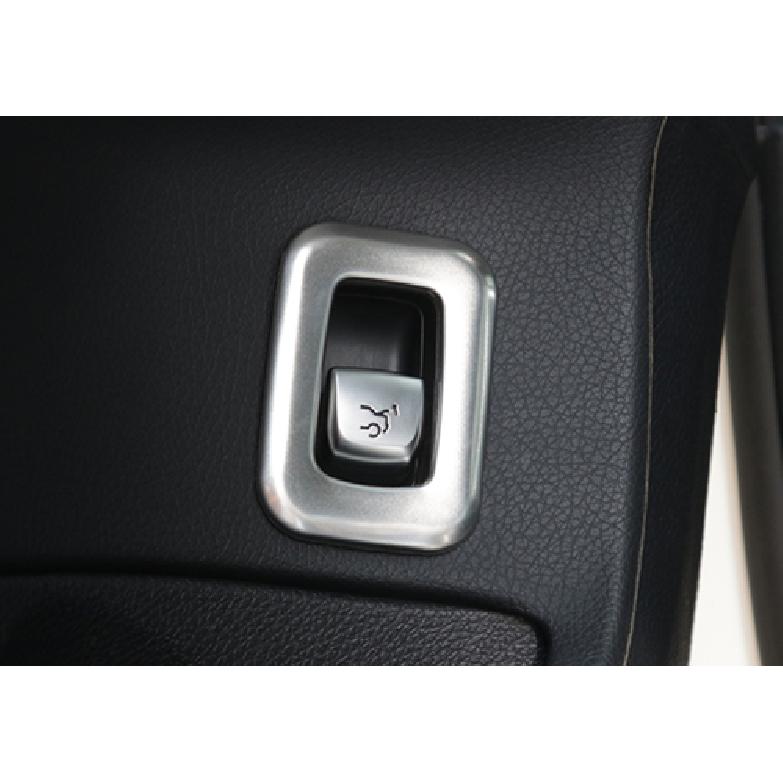 For Mercedes-Benz GLC 2016-21 Silver ABS Tailgate Rear Door Handle Frame Trim 1X