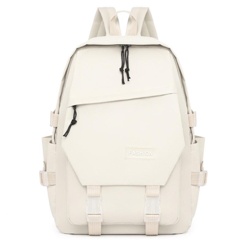 

2024 Рюкзак в стиле колледжа Харадзюку - Простой однотонный для учеников средней/старшей школы, Модная уличная сумка через плечо 27cm Width, 13cm Thickness, 43cm Height