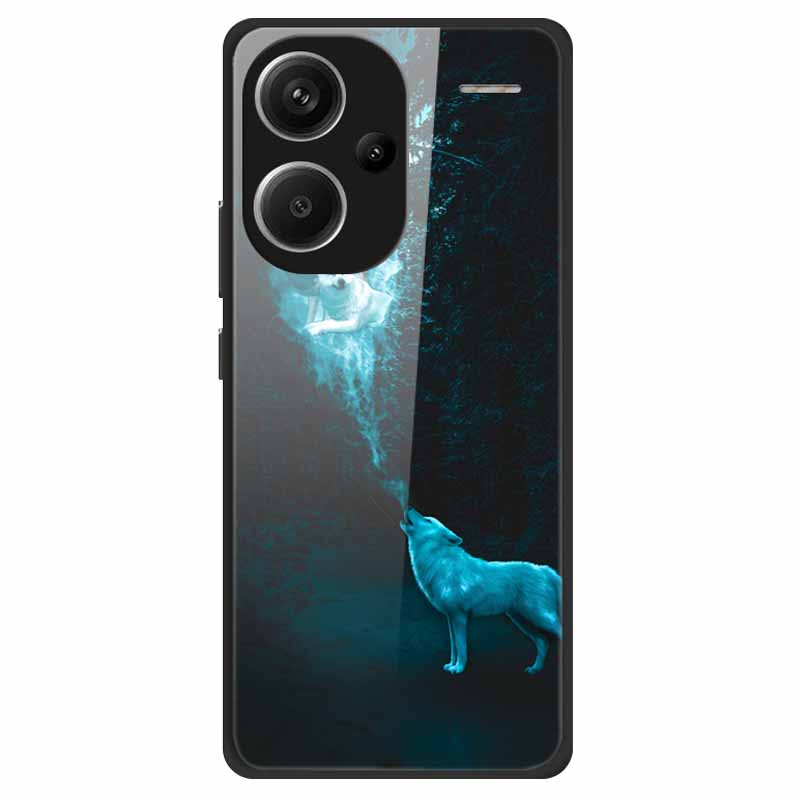For Redmi Note 13 Pro Plus 5G Case Pro+ Tempered Glass Hard Fundas for Xiaomi Redmi Note 13 Pro Note13 5G Cover Coque Luxury