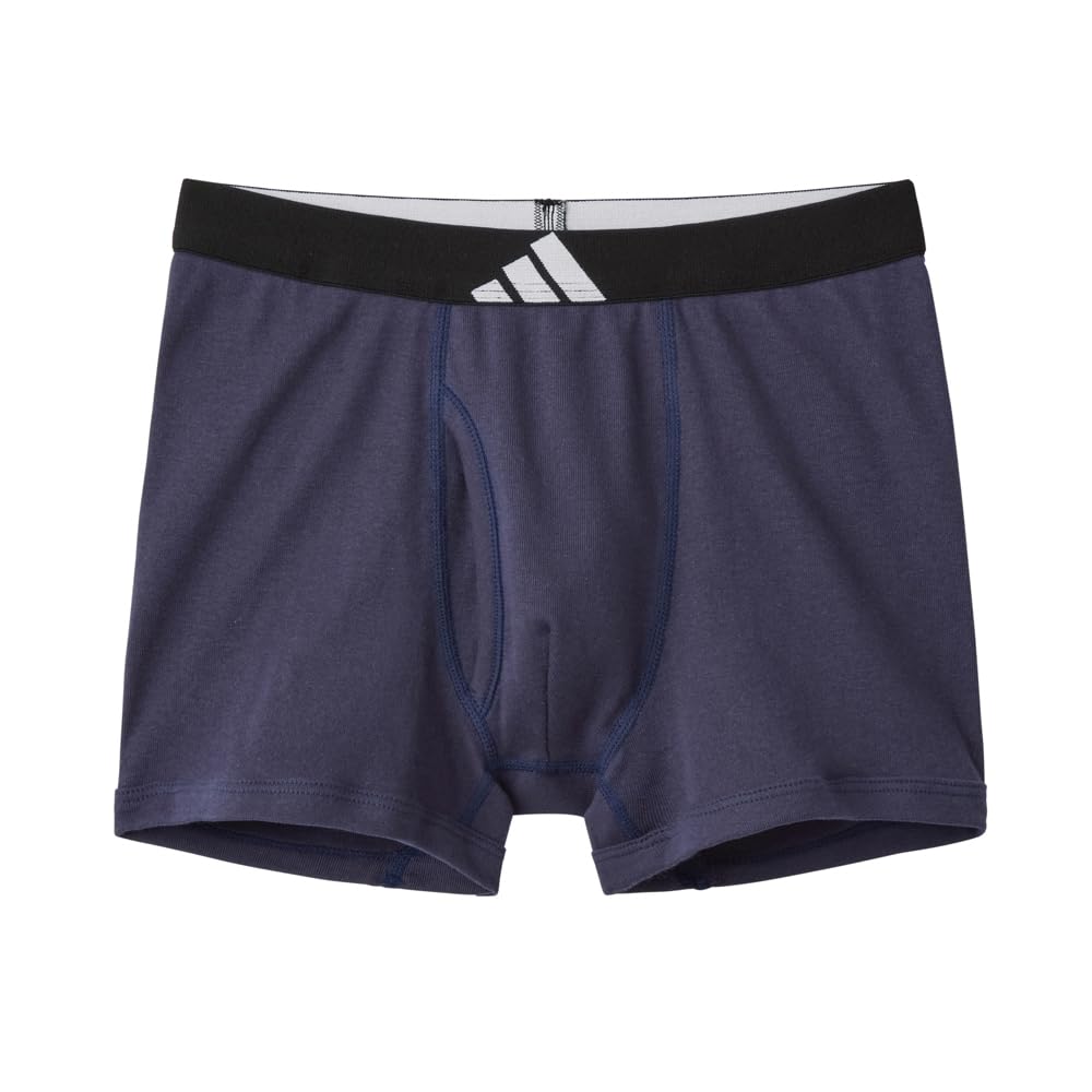 Adidas Boxer Velikost 9A Chlapecké 2-balení Slipy s otevřeným předním dílem, 100% bavlna,
