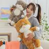 Plush Striped Cat Toy Oversized Cute Cartoon Girls Kids Birthday Holiday Gift