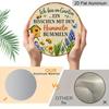 2D Flat - 1pc Vintage Aluminum Sign, Bee Garden Stroll Sign, Suitable for Home Rooms, Living Rooms, Dining Rooms, Cafes, Offices, Shops, Club Bars