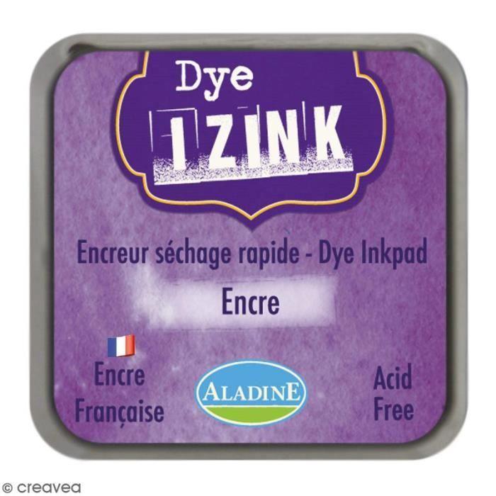 Encreur Izink Dye - ALADINE - 20 coloris - 4,5 x 4,5 cm - Séchage rapide - Scrapbooking
