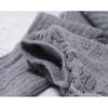 Autumn and Winter Women Lace Slim Thigh High Over The Knee Long Socks Cotton Warm Pure Color Stockings