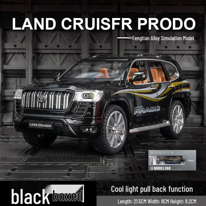 

Toyota Prado Сплавная Модель Машины Симулятора 1901-206: Шестидверная инерционная игрушечная машинка.