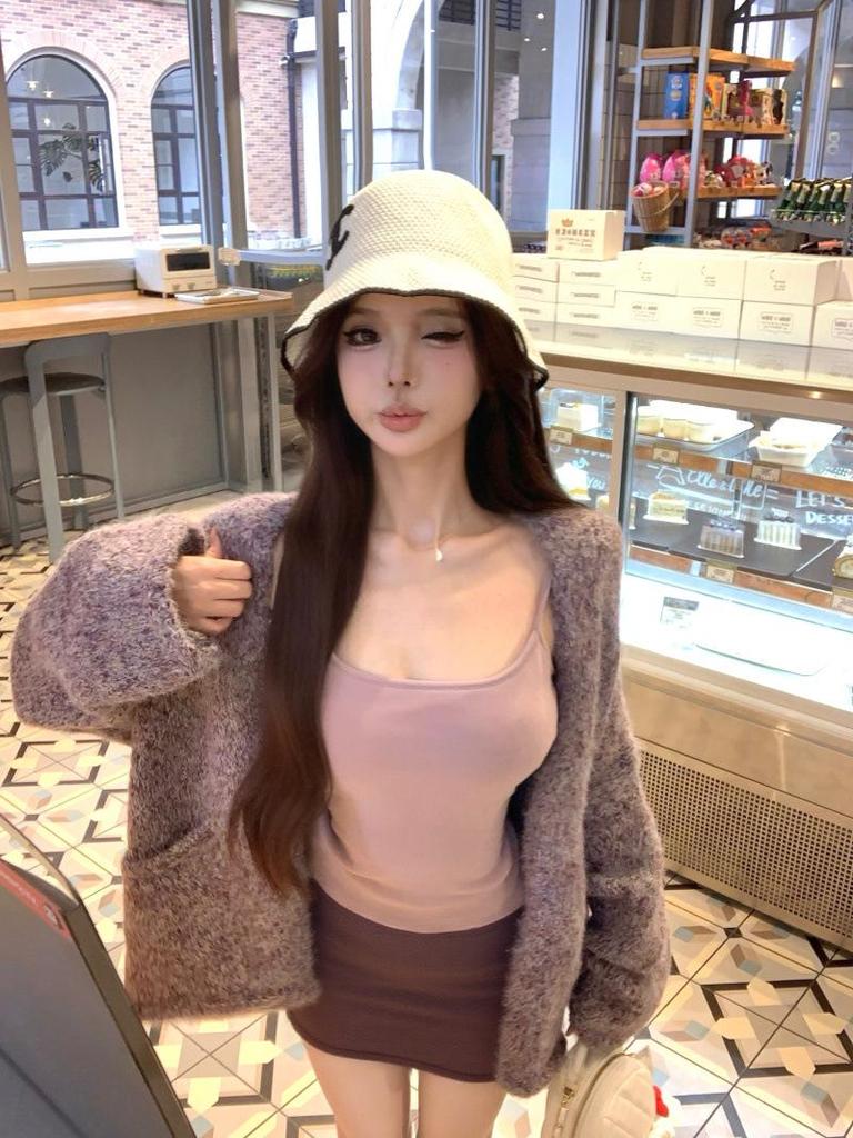 RHGD 2025 Comfy Loose Fit Soft Cardigan Sweater - Non-Scratchy