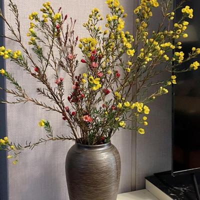 Jingdezhen Retro Ceramic Vase for Fresh/Dried Flowers – Hydroponic Pot for Bonsai, Living Room, Bedroom, or TV Cabinet Decor.