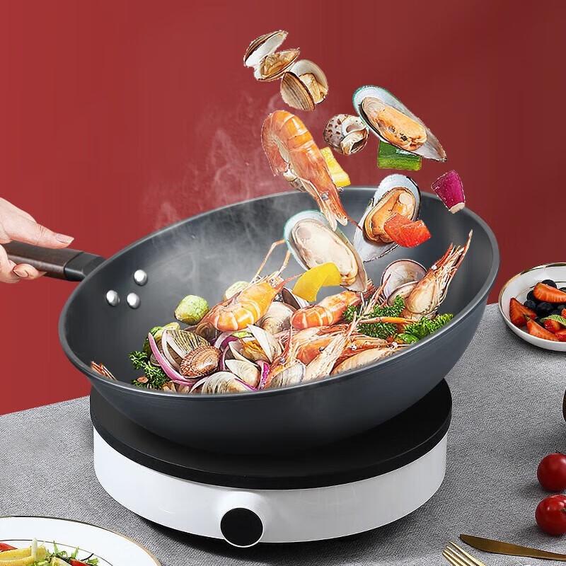 Zhang Xiaoquan 3-teiliges Eisen-Kochgeschirr-Set im antiken Stil