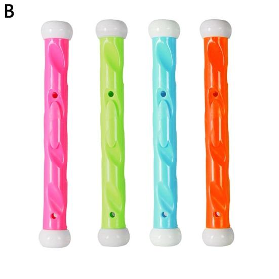 4Pcs Diving Toys Cartoon Safe Attractive Novelty Versatile Parent-child Interaction Multicolor Sea Weed Throwing Diving Toys Summer Toys