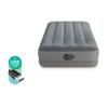 Intex 64112 Air Mattress 191X99X30Cm With Built-In Electric Pump