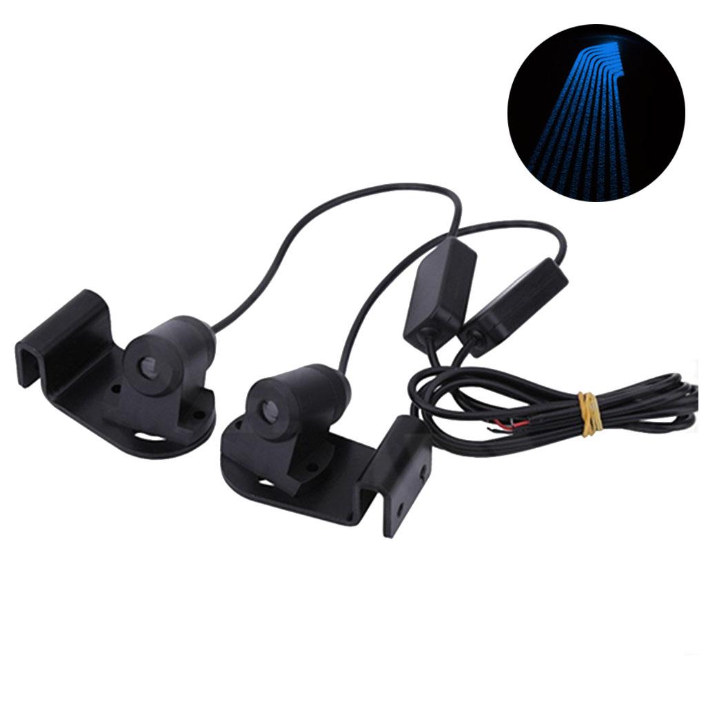 LED Car Door Logo Light Courtesy Projector Welcome Lights Ghost Shadow Lamps Accessories Anti-Collision Angel-Wings 2pcs