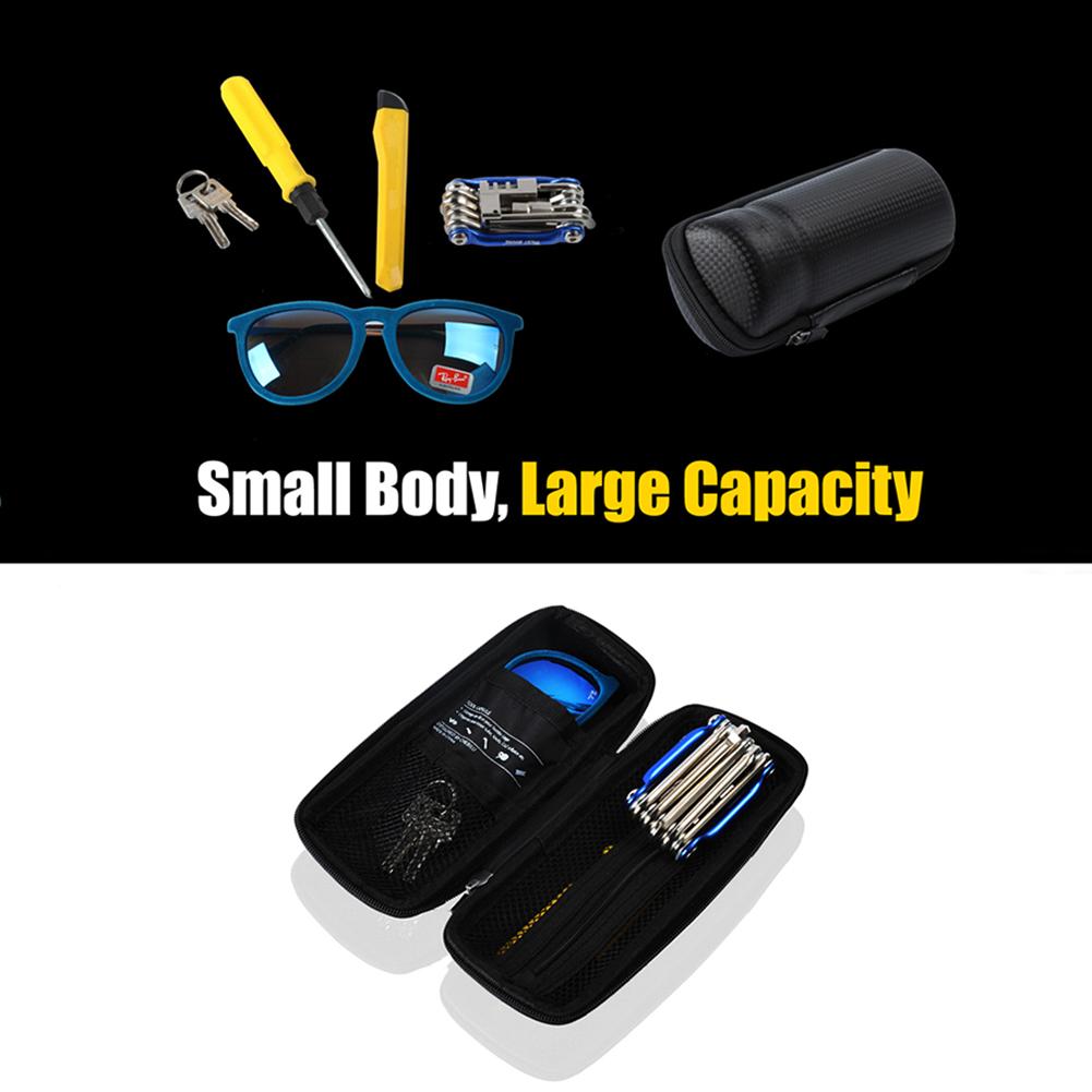 Cycling Bag Road Bike Apply Bottle Cage Glasses Key Repair Tool Kit Capsule Store Bicycle Bottle Carbon Fiber Pattern Boxes