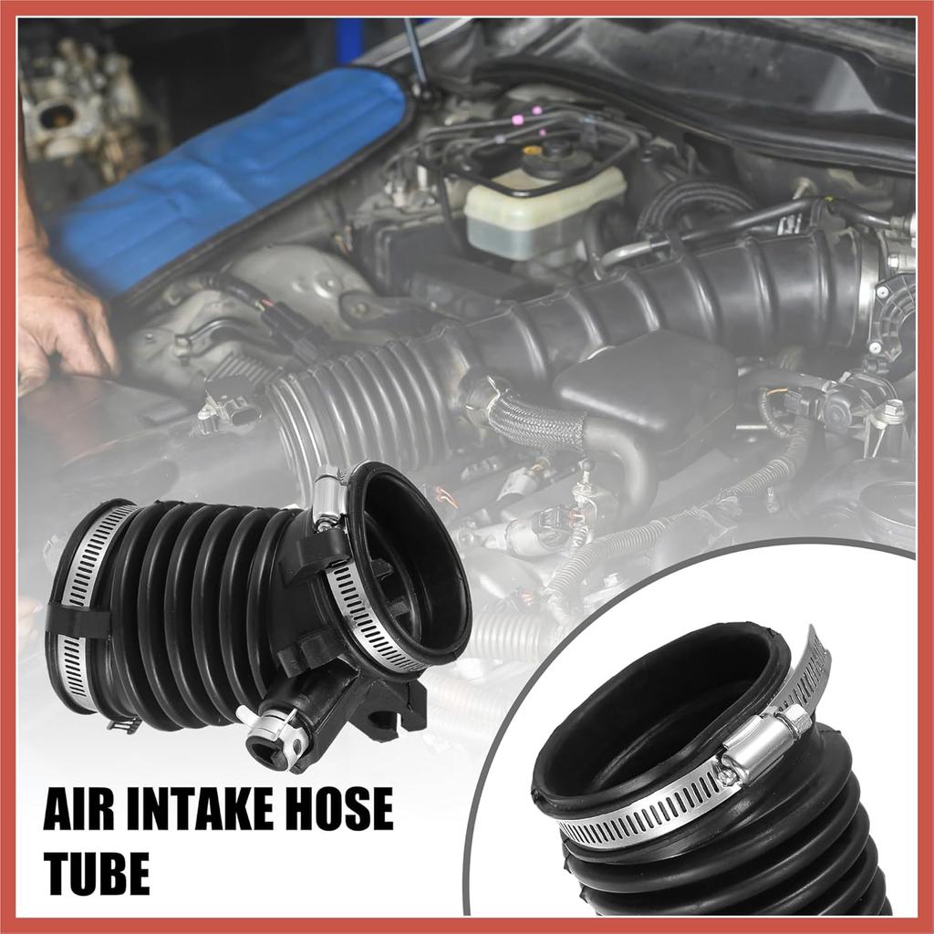 ACROPIX Air Cleaner Intake Hose Tube with Clamps 17225-R1A-A01 - Car Engine Filter Air Intake Duct Hose Tube - for Honda Civic 1.8L 2012-2015 Rubber
