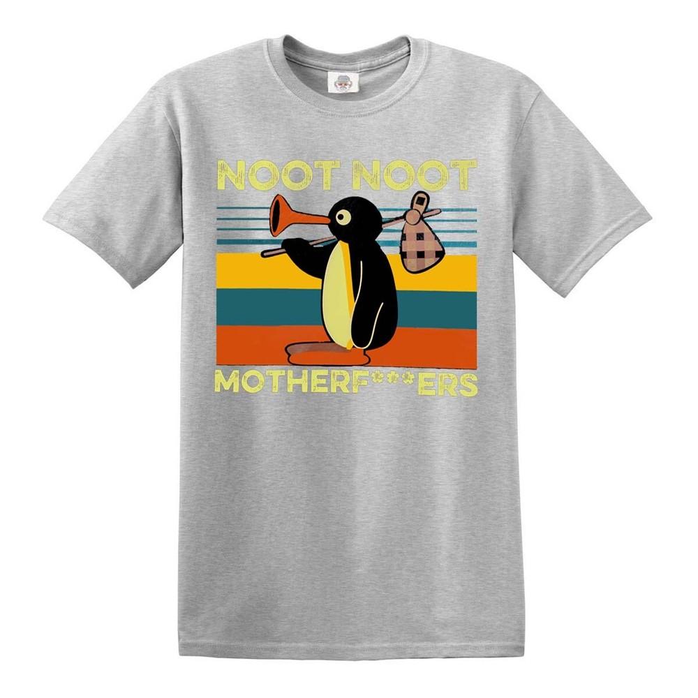Pingu Noot Noot TShirt Unisexs Funny Motherfckers Offensive Rude Funny Top Tee