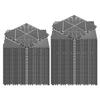 Interlocking Drainage Mats, 310x310 Mm, Garage Flooring Tiles, Non-Slip PP Drainage Floor Tile Shower Mat, Self-Draining, Easy Installation, for