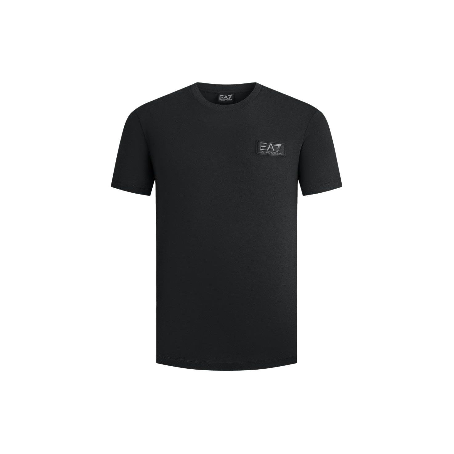 Emporio Armani EA7 SS23 Logo Letter Number Print Crew Neck Short Sleeve T-Shirt Men tops Black 3RPT72-PJ8SZ-1200 S